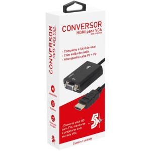 Acessorio De Tecnologia Conversor Hdmi P/vga Saida R/l-067378-25409