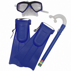 Acessorio P /piscina/praia Kit Snorkel C/mascara/nadadeir-106290-15737