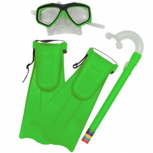 Acessorio P /piscina/praia Kit Snorkel C/mascara/nadadeir-106290-70267