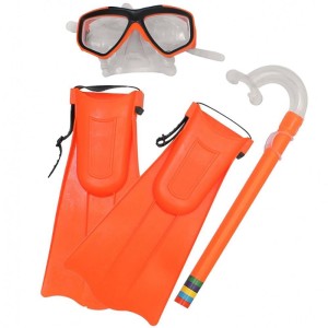 Acessorio P /piscina/praia Kit Snorkel C/mascara/nadadeir-106290-86859