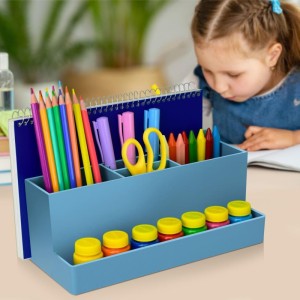 Acessorio Para Mesa Multi Organizer Azul Solido-098133-20165