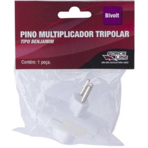 Adaptador Para Tomada Pino Multiplicador Tripolar Bc-073310-95561