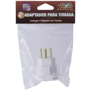 Adaptador Para Tomada Universal 2p+t 10a Bivolt Bran-067950-84682