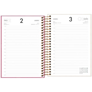 Agenda 2024 Spot Feminina Cd Espiral 200f-078072-38786