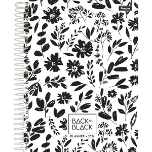 Agenda/planner 2024 Back To Black 80f.177x240cm-107302-54985