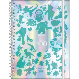 Agenda/planner 2024 Disney 100th Espiral 192fl (s)-109355-23338