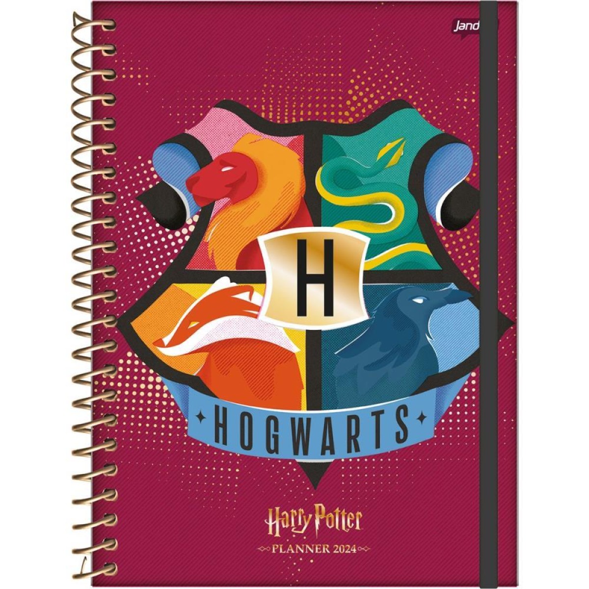Agenda 2024 Hogwarts Diário 176 Fls Harry Potter Capa Dura