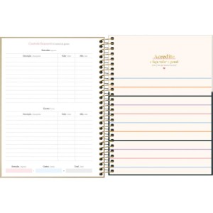 Agenda/planner 2024 West Village Metalizado Esp 80-086904-60112