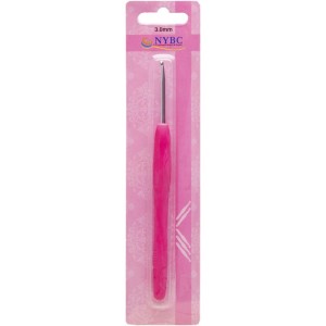 Agulha Para Croche Tam.3,0mm Cabo Silicone Pink-066479-44767