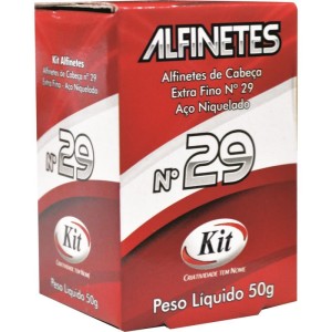 Alfinete Costura N.29 Aco Niquelado 50g.-025415-74926