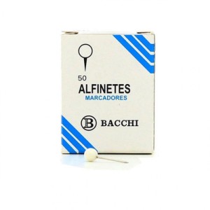 Alfinete Mapa Branco Cx.c/50pcs.-007079-45564