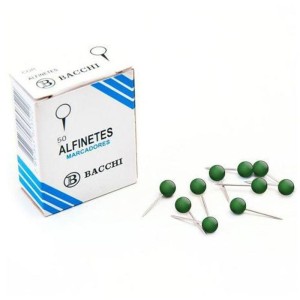 Alfinete Mapa Verde Cx.c/50pcs.-007076-61334