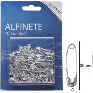 Alfinete Seguranca N.0 Prata C/100unid.-066443-59533