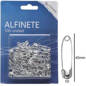 Alfinete Seguranca N.2 Prata C/100unid.-066447-28412