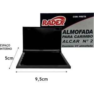 Almofada Carimbo N.2 Preta-043316-55133