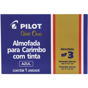 Almofada Carimbo N.3 Azul-000104-61405