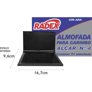 Almofada Carimbo N.4 Azul-060384-19297