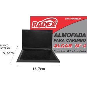 Almofada Carimbo N.4 Vermelha-082013-89271