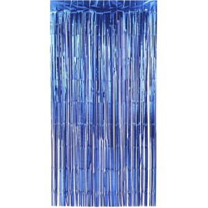 Cortina Metalizado Azul 1x2m