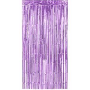 Artigo Para Decoracao Cortina Metaliz. Lilas 1x2m-107649-24759