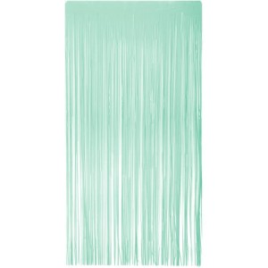 Cortina Metalizado Verde Claro 1x2m