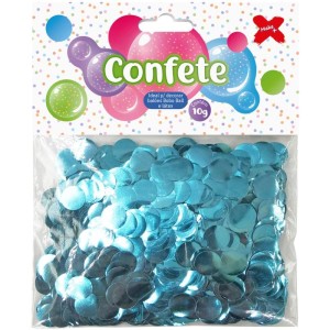 Artigo Para Festa Confete Redondo Azul 10g. Meta-025361-48129