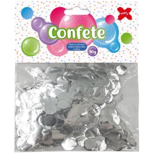 Artigo Para Festa Confete Redondo Prata 10g. Met-025363-20985