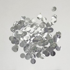 Artigo Para Festa Confete Redondo Prata 10g. Met-025363-62402