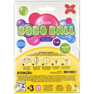 Balao Bubble Transparente Bobo Ball 26cm-025358-62611