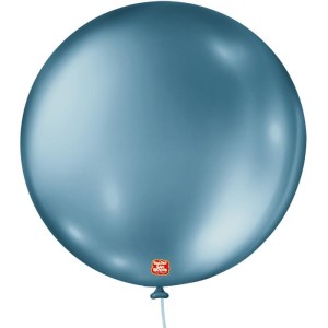 Balao Metalizado N.05 Redondo Azul-085318-29008