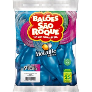 Balao Metalizado N.090 Azul-076433-16330