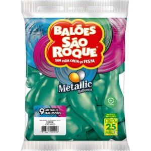 Balao Metalizado N.090 Verde-076434-18260