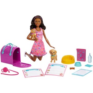 Barbie Family Adota Um Cachorrinho - Negra-103399-19017