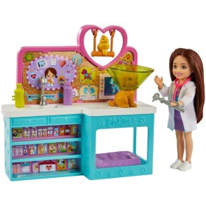 Barbie Family Chelsea Playset Clínica Pet-099243-23340