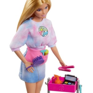 Barbie Family Conjunto Malibu Cabeleireira-104014-17366