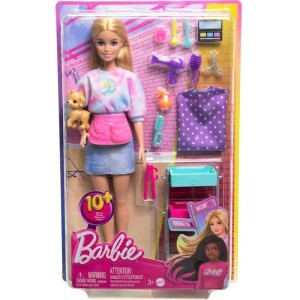 Barbie Family Conjunto Malibu Cabeleireira-104014-98504