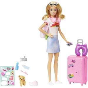 Barbie Family Malibu Pronta Para Viajar-103351-56585