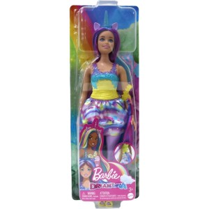 Barbie Fantasy Boneca Unicórnio Chifre Azul-099314-34464
