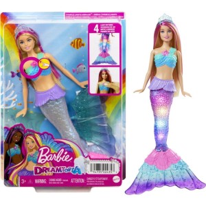 Barbie Fantasy Sereia Luzes Brilhantes-098930-29809