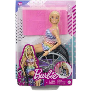 Barbie Fashion Barbie Cadeira De Rodas Roxa-103396-74628