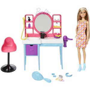 Barbie Fashion Totally Hair Salao De Beleza-103439-41740