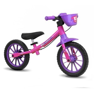 Bicicleta Infantil Aro 12 Balance Bike Feminina-077420-51744