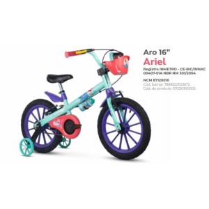 Bicicleta Infantil Aro 16 Ariel-108143-49500