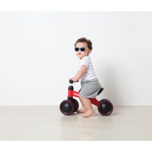 Bicicleta Infantil Equilibrio C/4 Rodas Vermelha-108658-38112