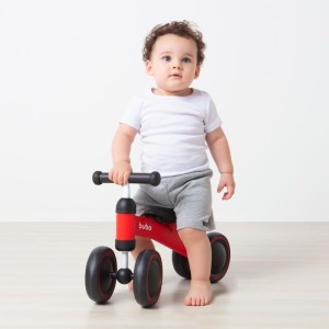 Bicicleta Infantil Equilibrio C/4 Rodas Vermelha-108658-69687