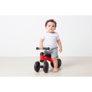 Bicicleta Infantil Equilibrio C/4 Rodas Vermelha-108658-71775