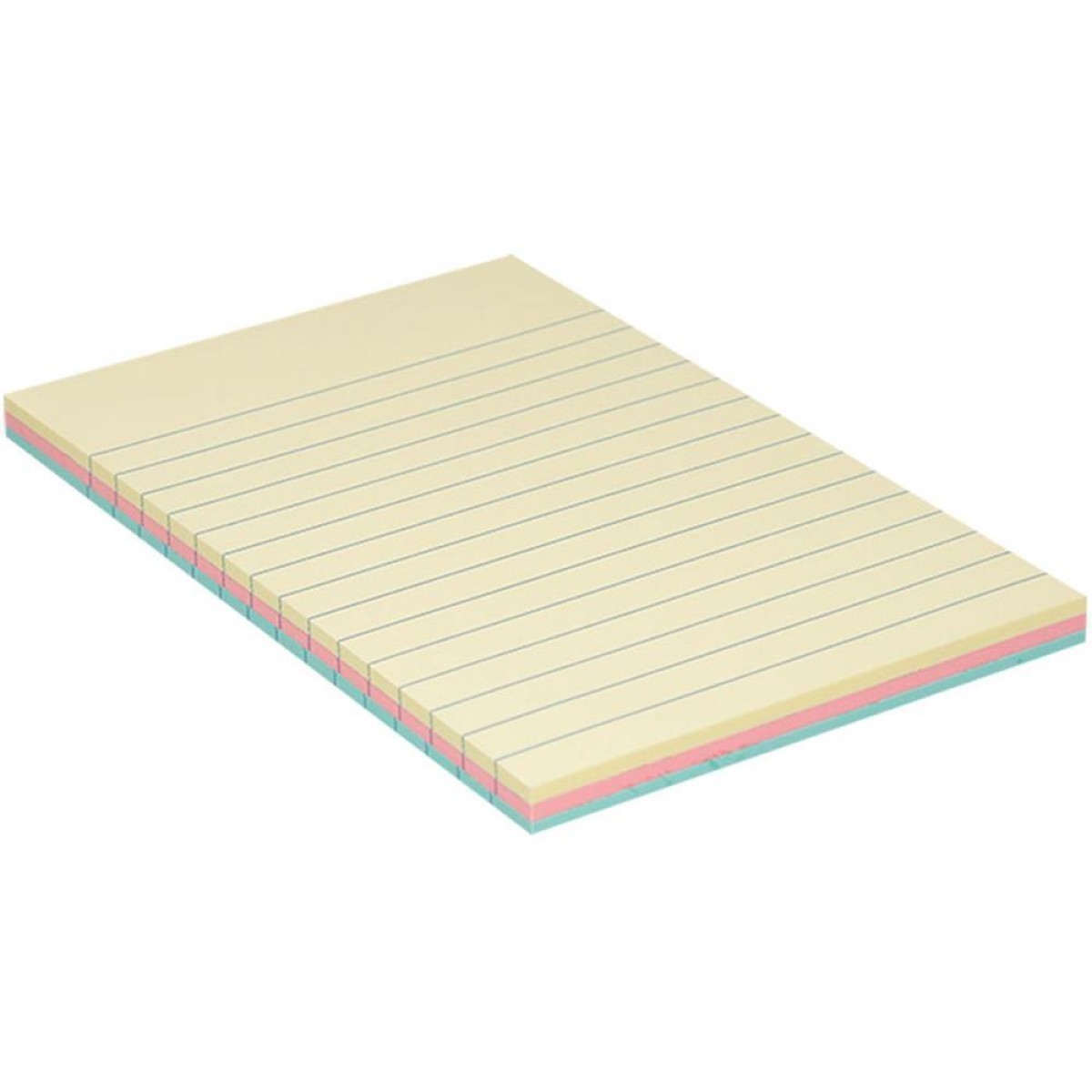 Bloco De Recado Autoadesivo 148x102mm Pautado Pastel Color-101048-69461