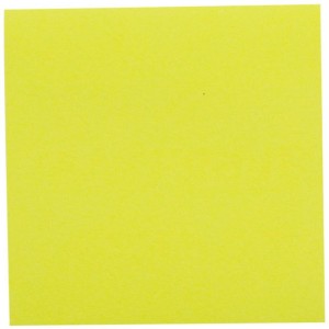 Bloco De Recado Autoadesivo 76x76mm Amarelo Neon 100f-101037-35749