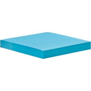 Bloco De Recado Autoadesivo 76x76mm Azul Neon 100f-103296-32374