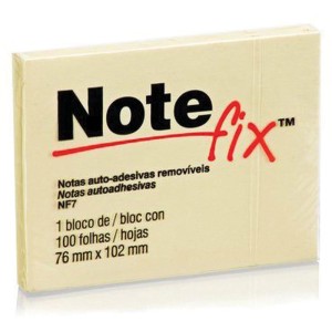 Bloco De Recado Autoadesivo Notefix 100f. 76mmx102mm Amare-010827-62205